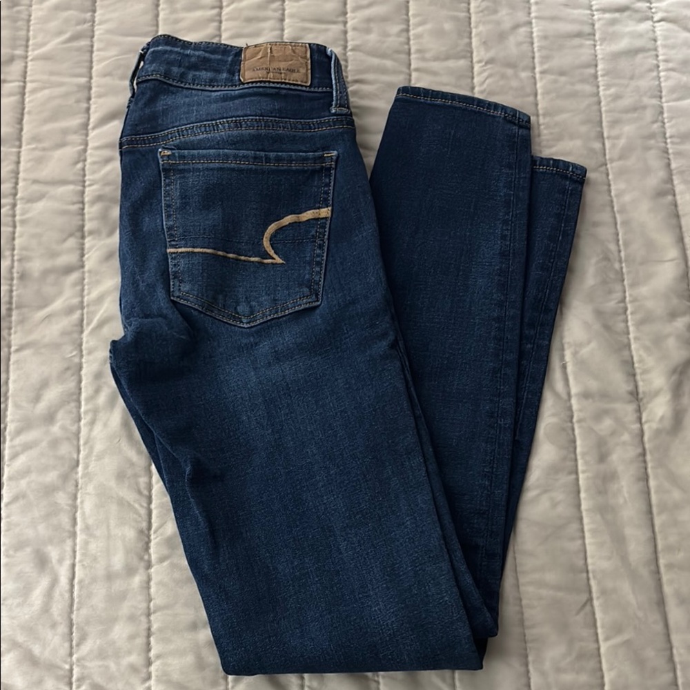 American Eagle Dark Blue Jeggings